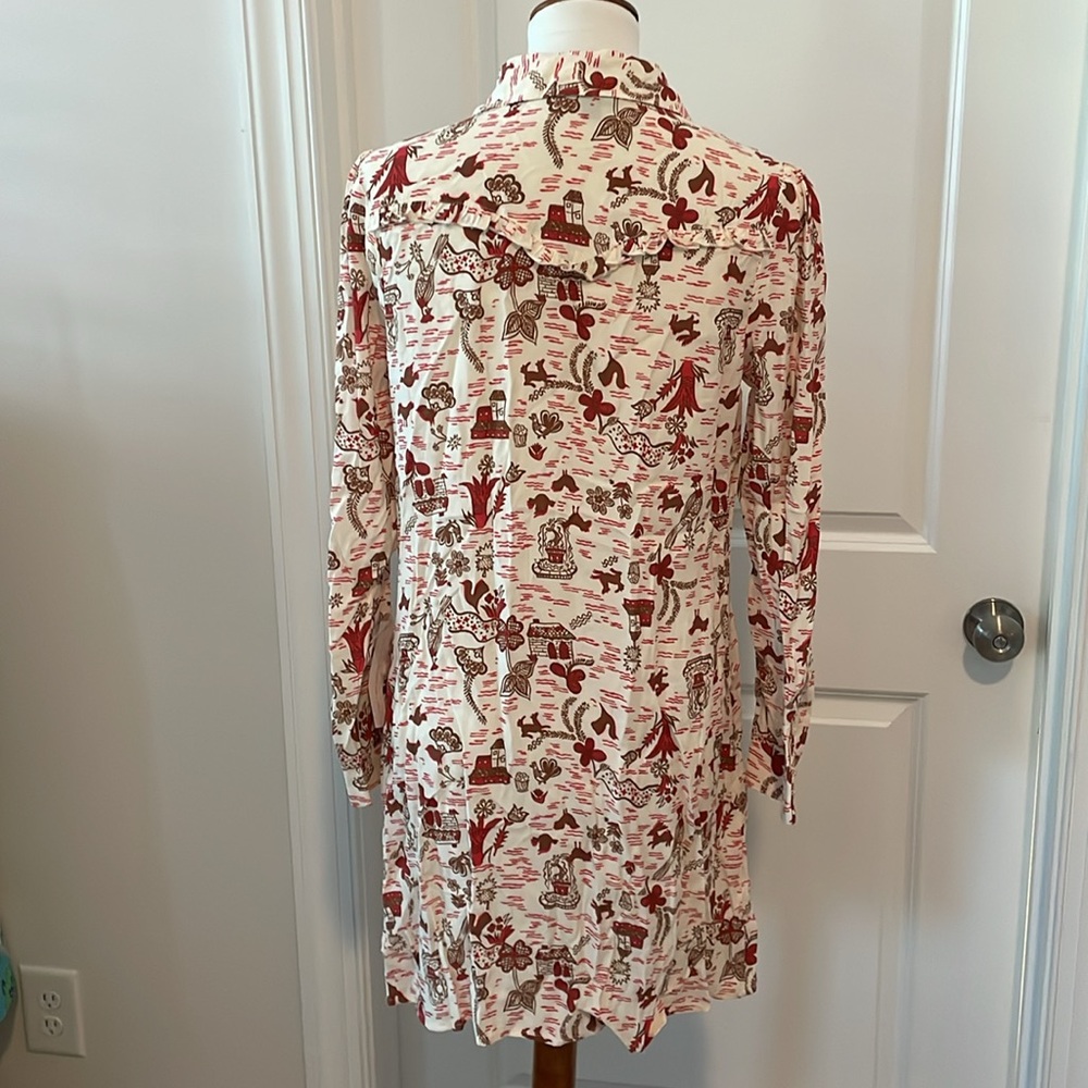NWT Modcloth Western style shirt dress - Picture 6 of 11